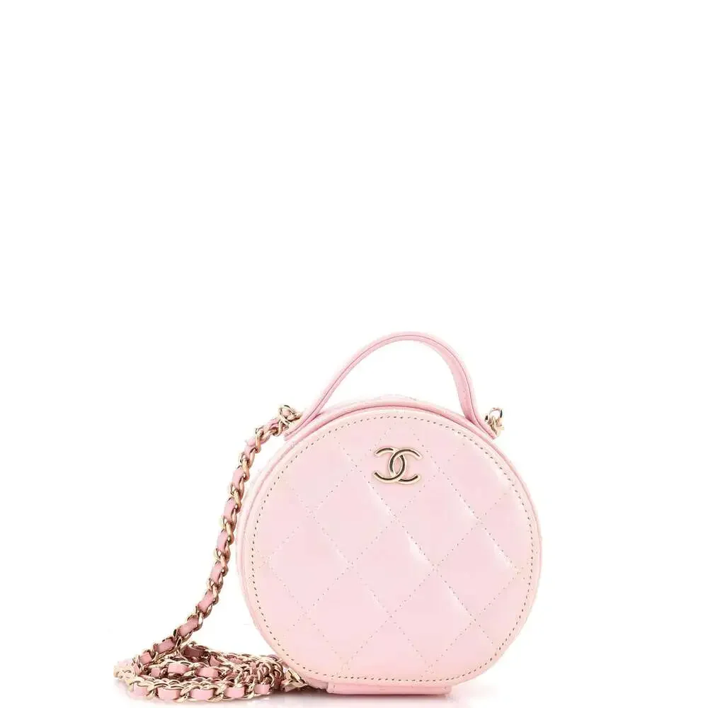 Chanel Handle With Care Round Vanity #246398C41B - Picture 1 of 8